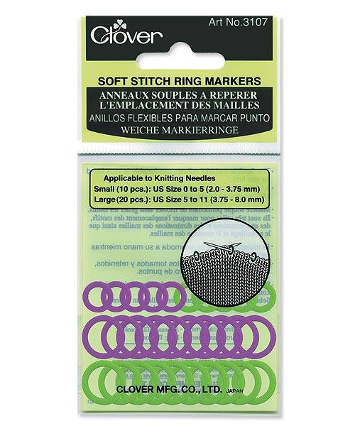 Clover Soft Stitch Ring Markers (3107)