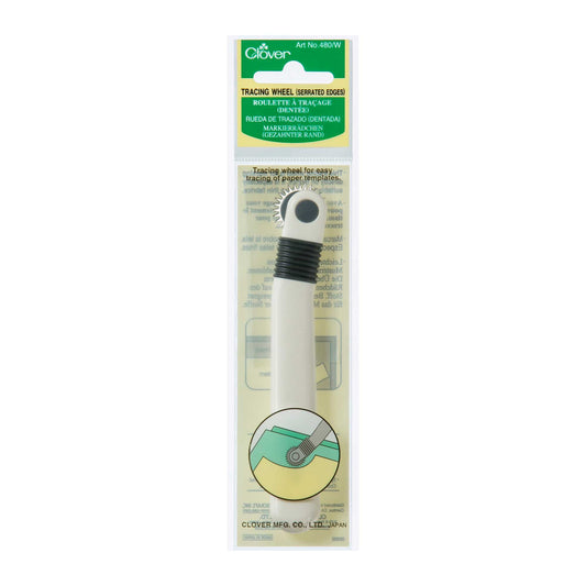 Clover Tracing Wheel (Serrated Edges) - (480/W)