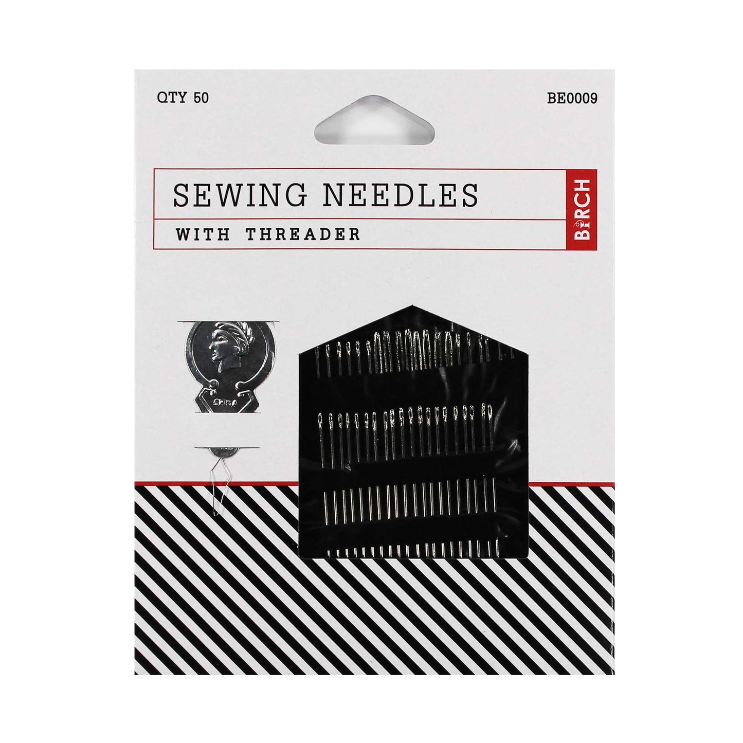 Birch Sewing Needles with Threader (BE0009)