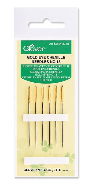Clover Gold Eye Chenille Needles No. 22 (234/22)